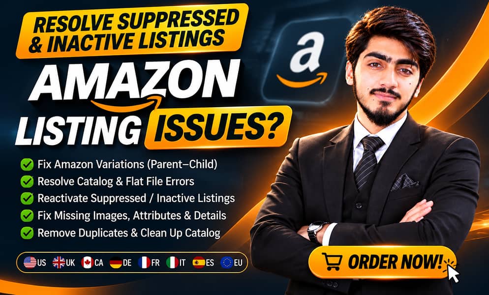 Fix Amazon Listing Errors, Variations & Catalog 0