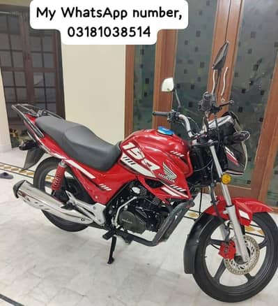 Honda CG 150 bike urgent for sale for WhatsApp. . call me WhatsApp