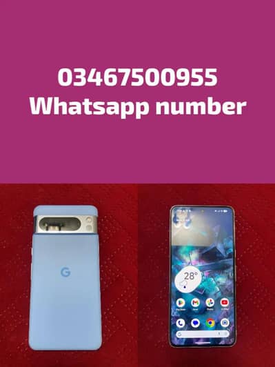 Google Pixel 8 Pro Pta approved 12/256gb