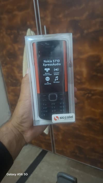Nokia 5710 box pak no open box 100,% pin pak