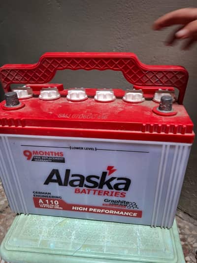 Complete UPS Battery Setup With Charger, Wires & LED Lights