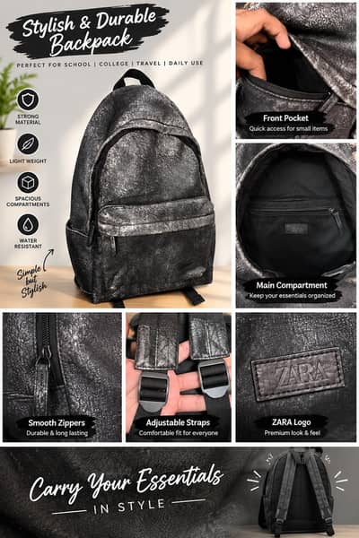 Original ZARA Backpack Bag For Sale Urgent For Sale