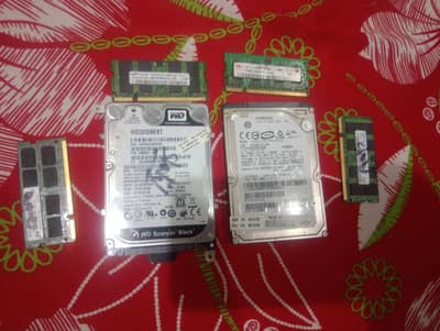 laptop ram and hard