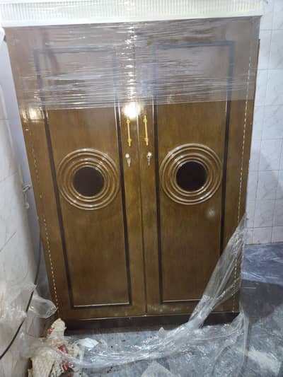 wooden wardrobe