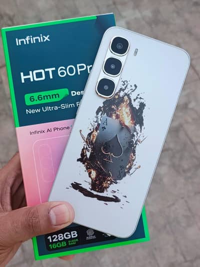 Infinix Hot 60 Pro 10/10 Condition Zero Scratch 6+ Month Warranty