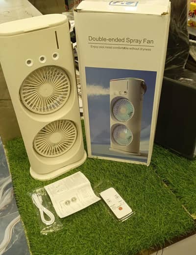JUMBO DOUBLE COOLING MIST FAN