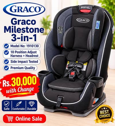 Title: Graco Milestone 3-in-1 Baby Car Seat