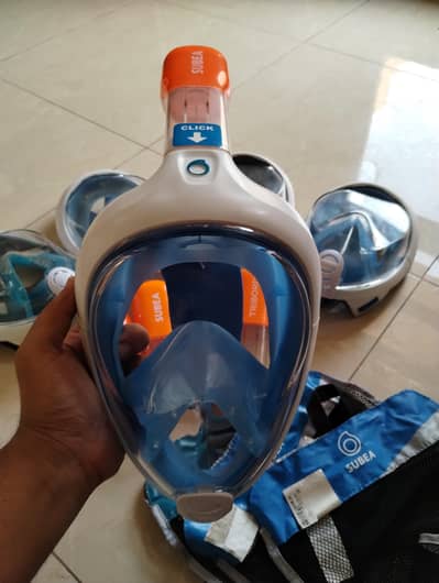 Original Easybreath Full Face Snorkel Mask for Swimming & Diving