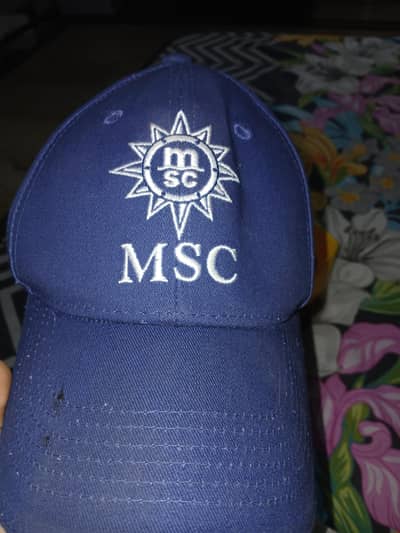 Msc Orignal Head Cape // world No. Shipping Company Org Cap