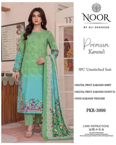 Noor premium karandi suit