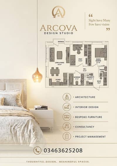 ARCOVA Design Studio | 2D & 3D Architectural Planning & Interior Desi