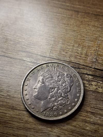Vintage US Silver Dollars Collection – 1880 Peace Dollar