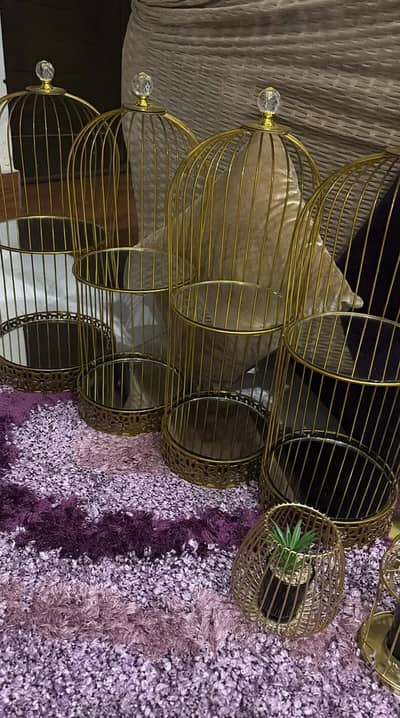 Birdcage Decorating + Organiser + buffet birdcage