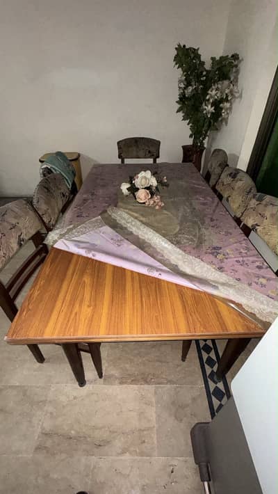 Dining Table with 8 Chairs