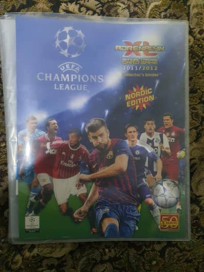 Football Trading cards collection 2012-2015 with binder