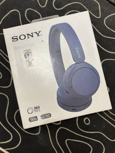 Sony WH-CH520 Wireless Headphones - Blue