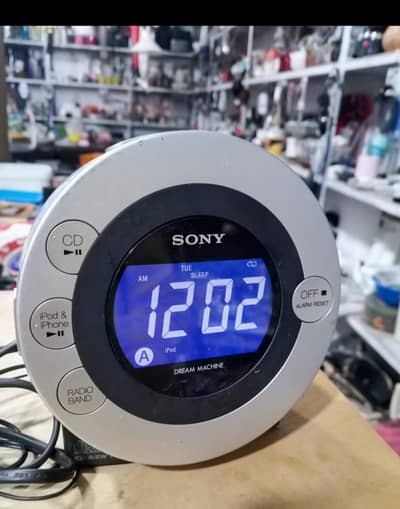 Sony Dream Machine CD Clock Radio – Vintage Electronics
