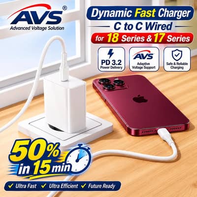 AVS Charger for iPhone 17 18 Series