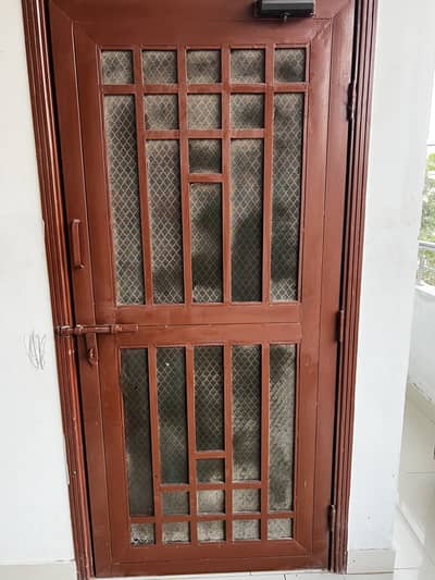Complete Set of 2 Heavy-Duty Solid Iron Doors & 2 Windows