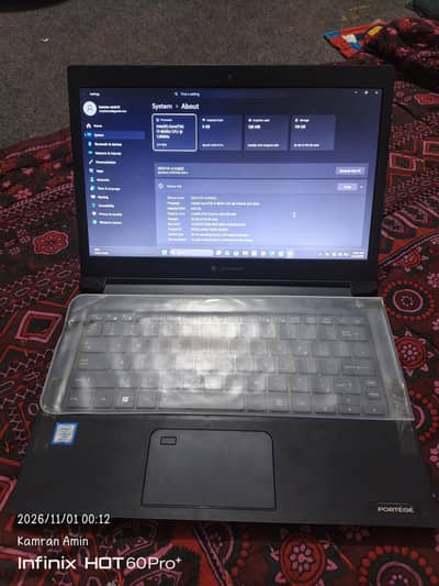 Toshiba Dynabook Portege Core i7 8th Gen Laptop – 8GB RAM, 128GB SSD