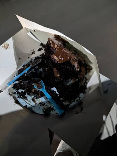 30% Nutella cake