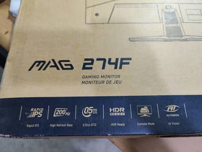 MSI MAG 274F 27inch FHD 200Hz IPS 0.5ms Monitor