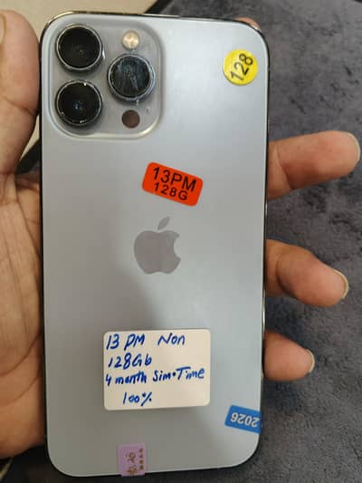 Apple iPhone 13 Pro Max 128gb non pta 4m sim time